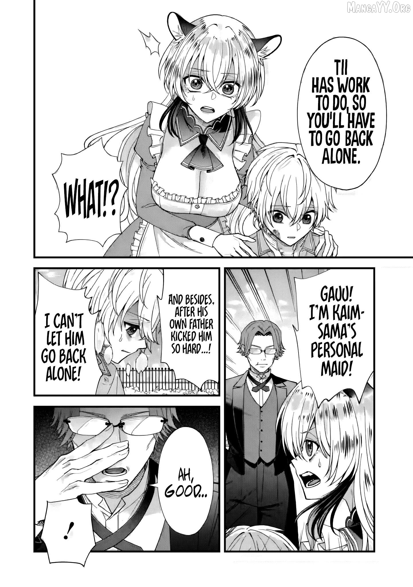 Doku no Ou: Saikyou no Chikara ni Kakusei Shita Ore wa Biki-tachi wo Shitagae, Hatsujou Harem no Aruji to Naru Chapter 1.3 - page 12