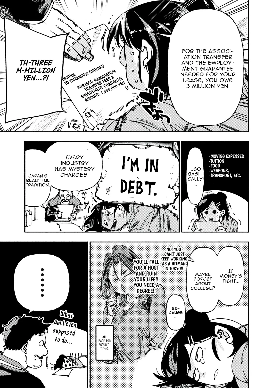 A Hitman Girl’s Struggling New Life in Tokyo Chapter 1 - page 38