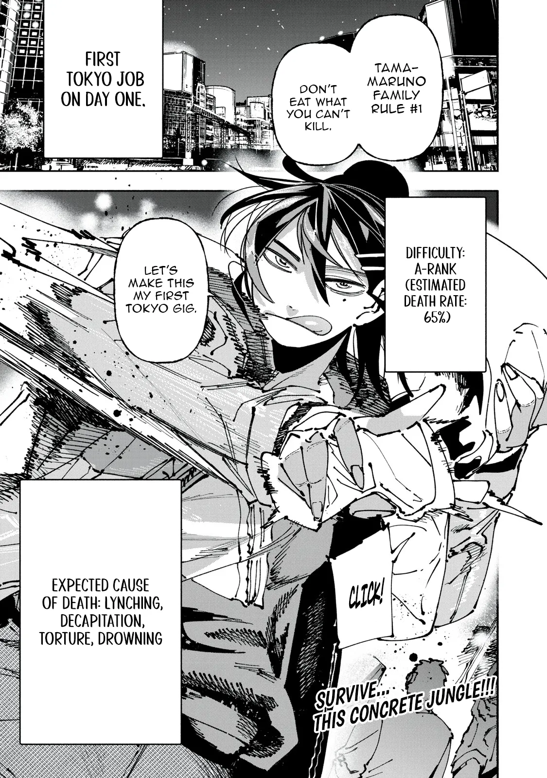A Hitman Girl’s Struggling New Life in Tokyo Chapter 1 - page 46