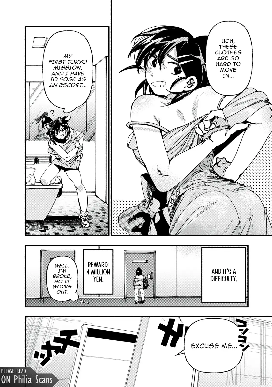 A Hitman Girl’s Struggling New Life in Tokyo Chapter 2 - page 4