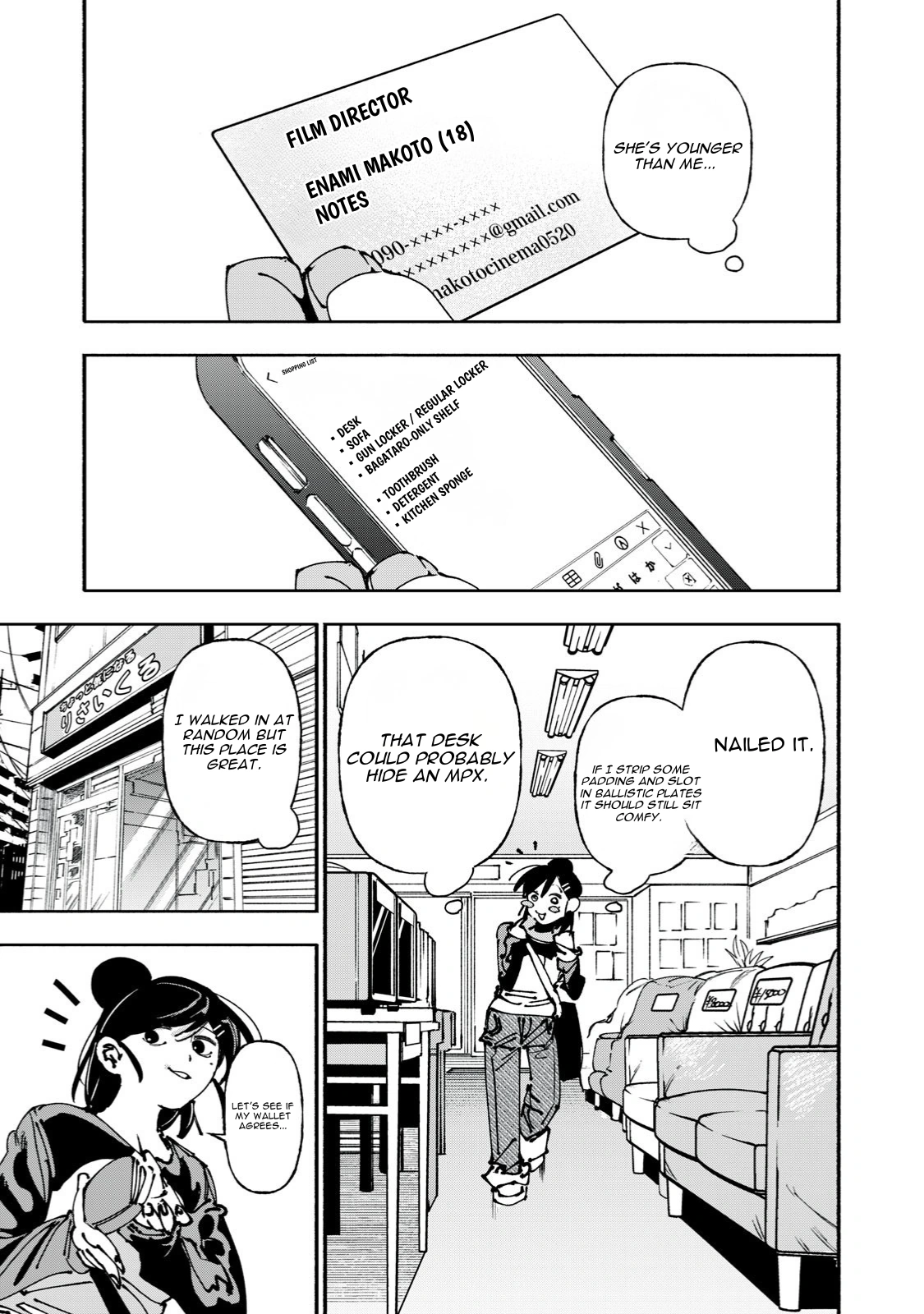 A Hitman Girl’s Struggling New Life in Tokyo Chapter 3 - page 17