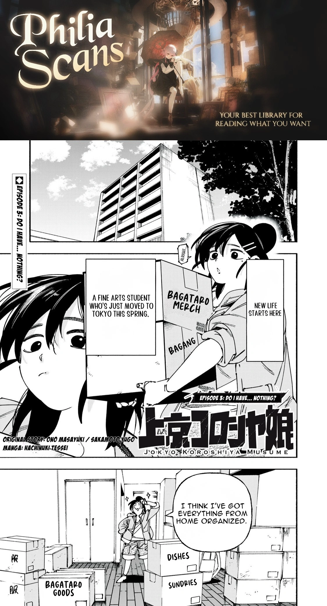 A Hitman Girl’s Struggling New Life in Tokyo Chapter 3 - page 1