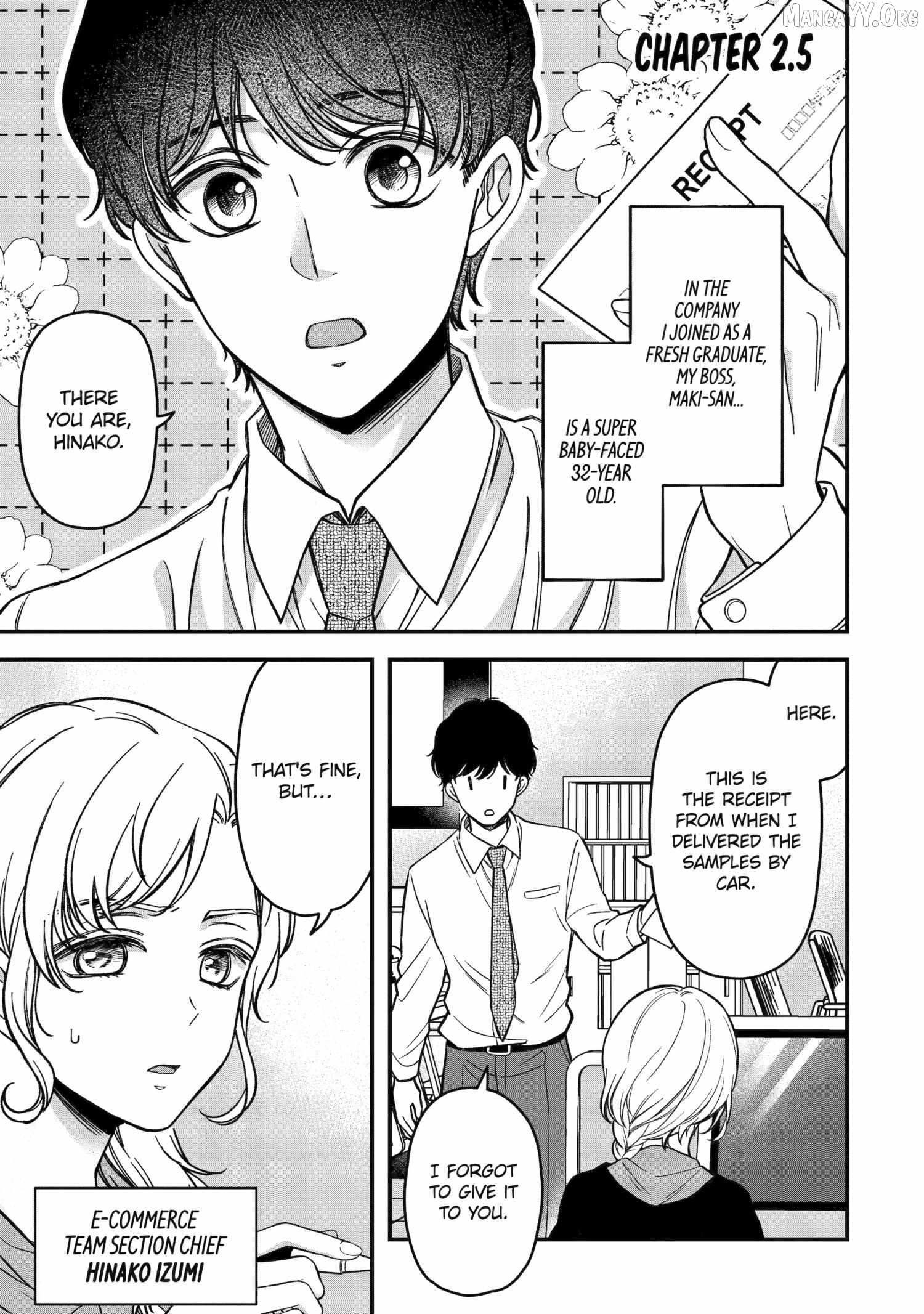 Do you like baby-faced bosses? Chapter 2.5 - page 1