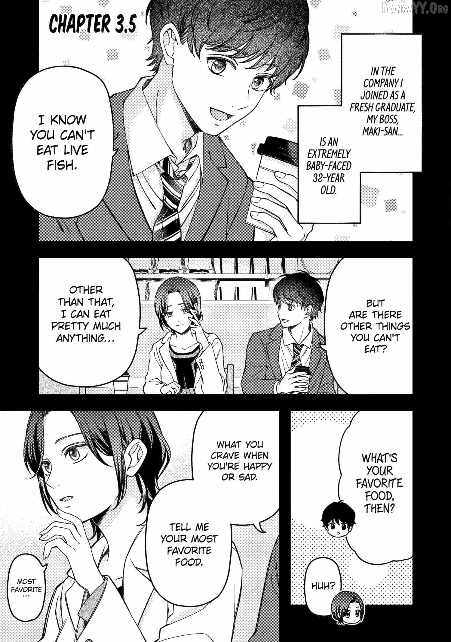 Do you like baby-faced bosses? Chapter 3.5 - page 1