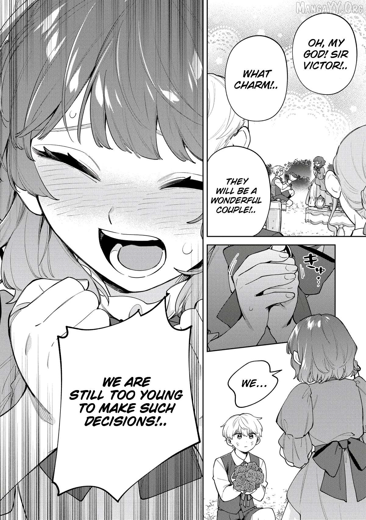 Koshaku Shisoku No Shuchaku Kara Nigerare So Ninainode, Nigenai Koto Ni Shimashita Chapter 1.1 - page 4