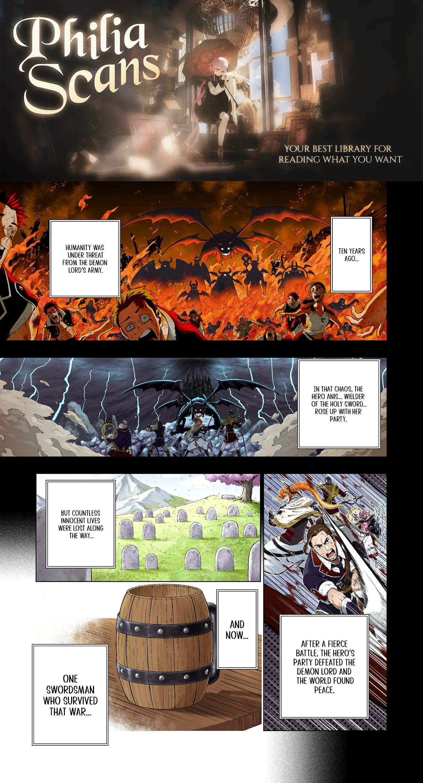 The Swordsman Everyone Looked Down On As Useless Is Actually the Strongest Chapter 1 - page 1