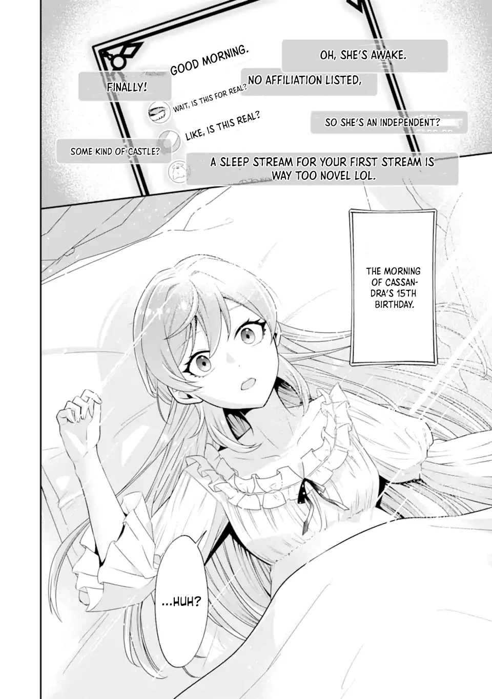 Doom-Stream Villainess with Loyal Viewers. Chapter 1 - page 7