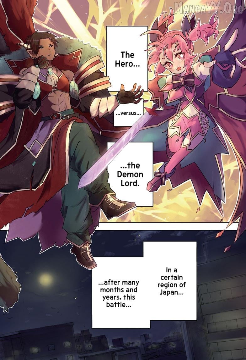 Hero Girl and Demon Lord Call It Quits Chapter 1 - page 1