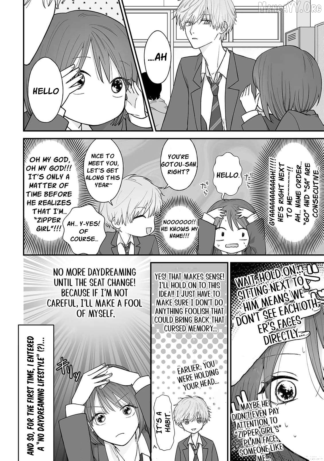trapped in the boys’ locker room a clumsy jk’s close encounter with a popular guy Chapter 1 - page 8