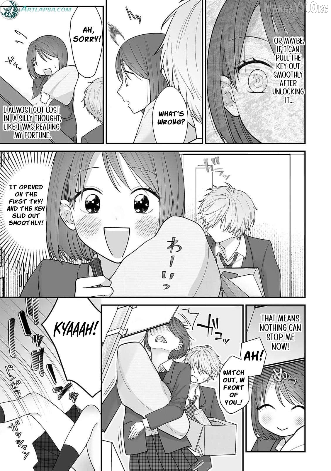 trapped in the boys’ locker room a clumsy jk’s close encounter with a popular guy Chapter 2 - page 12