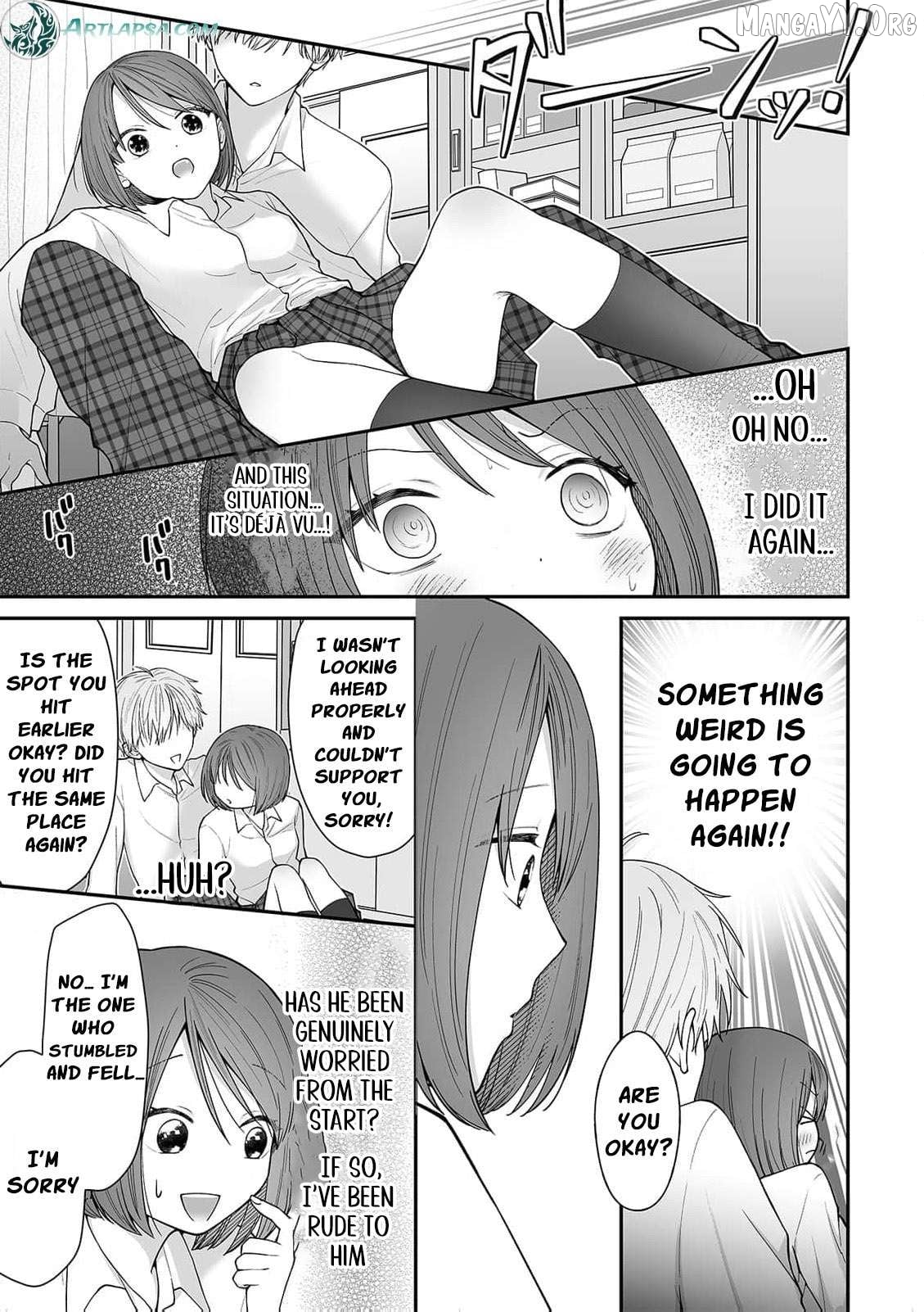 trapped in the boys’ locker room a clumsy jk’s close encounter with a popular guy Chapter 3 - page 10