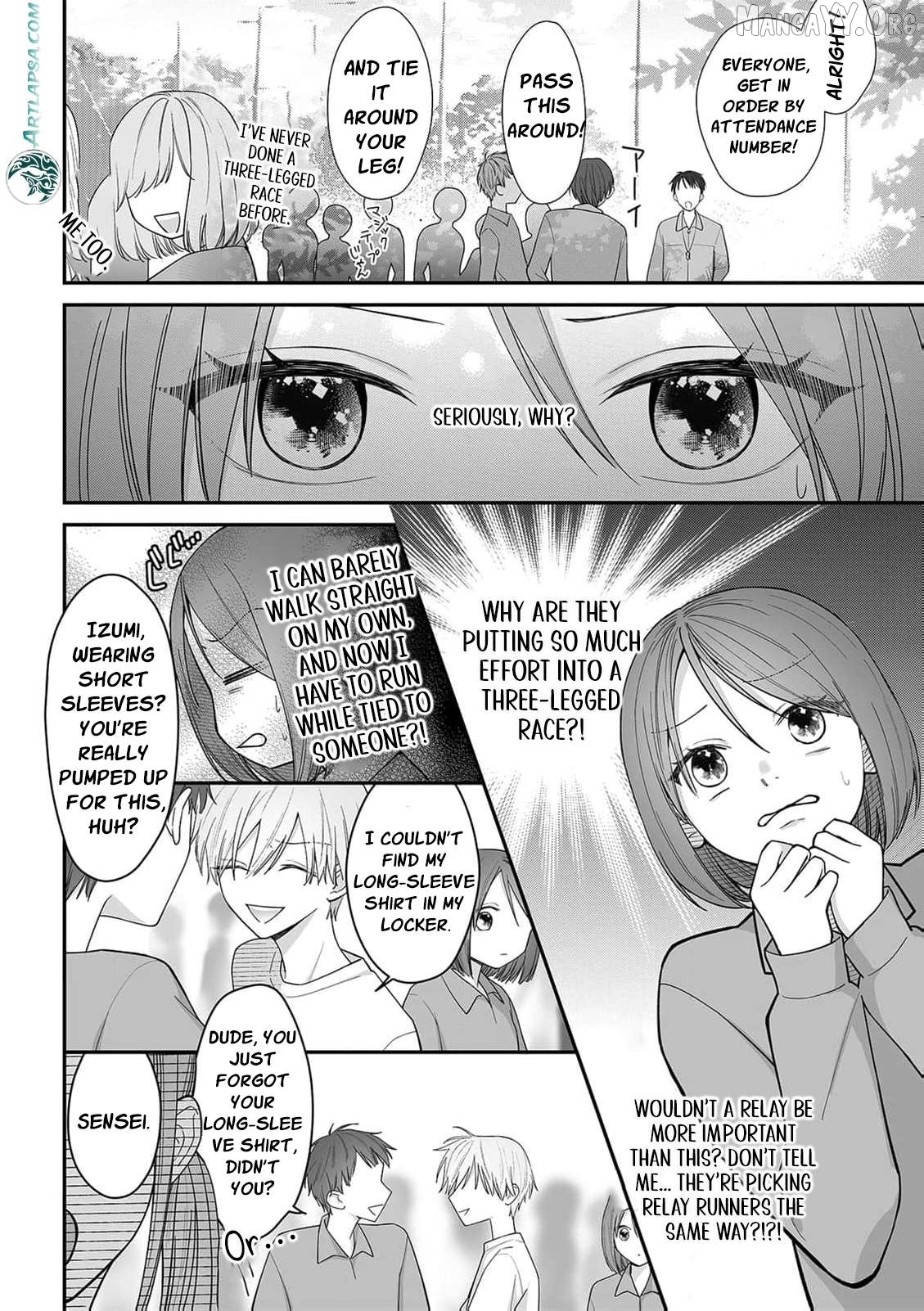 trapped in the boys’ locker room a clumsy jk’s close encounter with a popular guy Chapter 5 - page 11