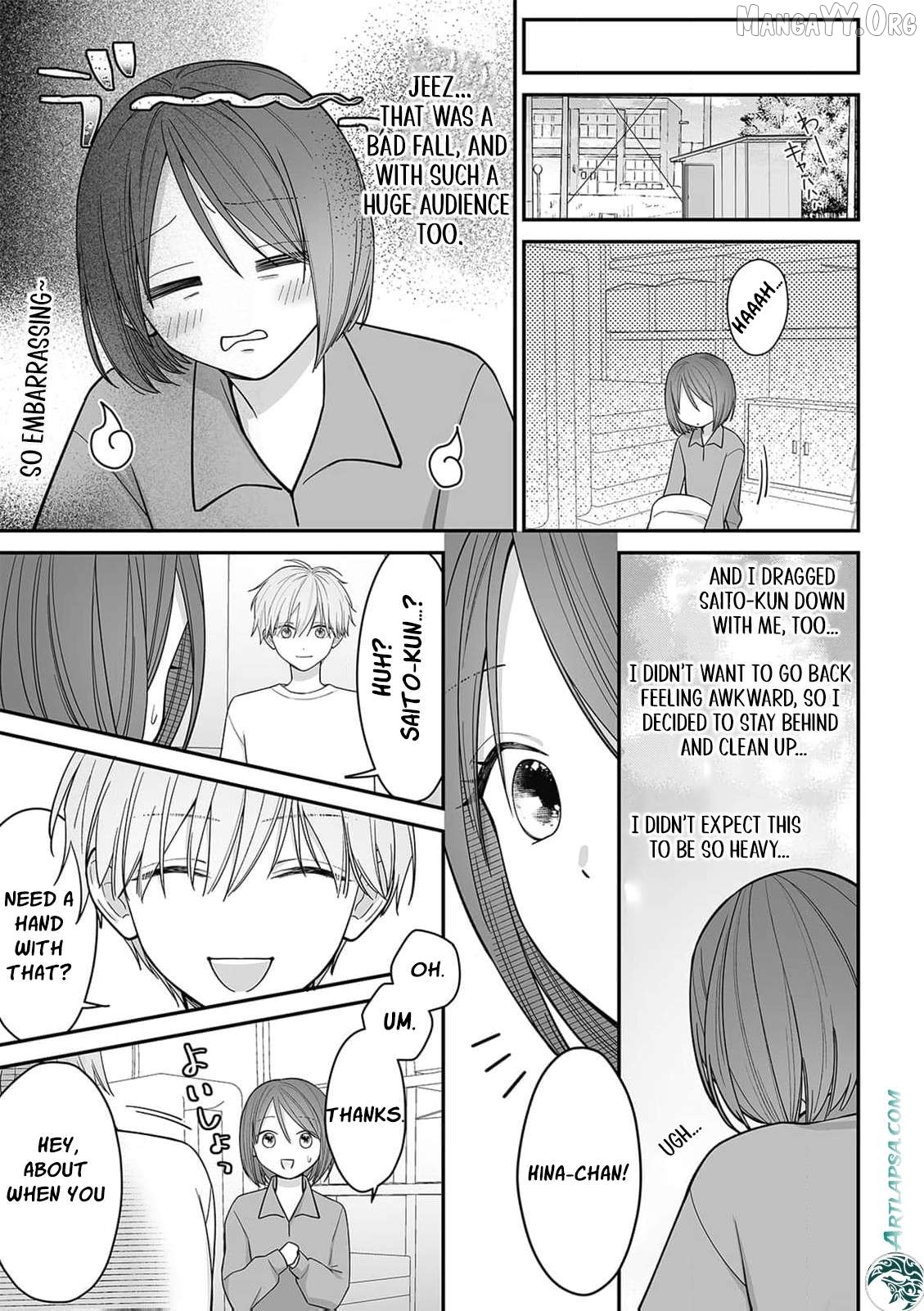 trapped in the boys’ locker room a clumsy jk’s close encounter with a popular guy Chapter 5 - page 16