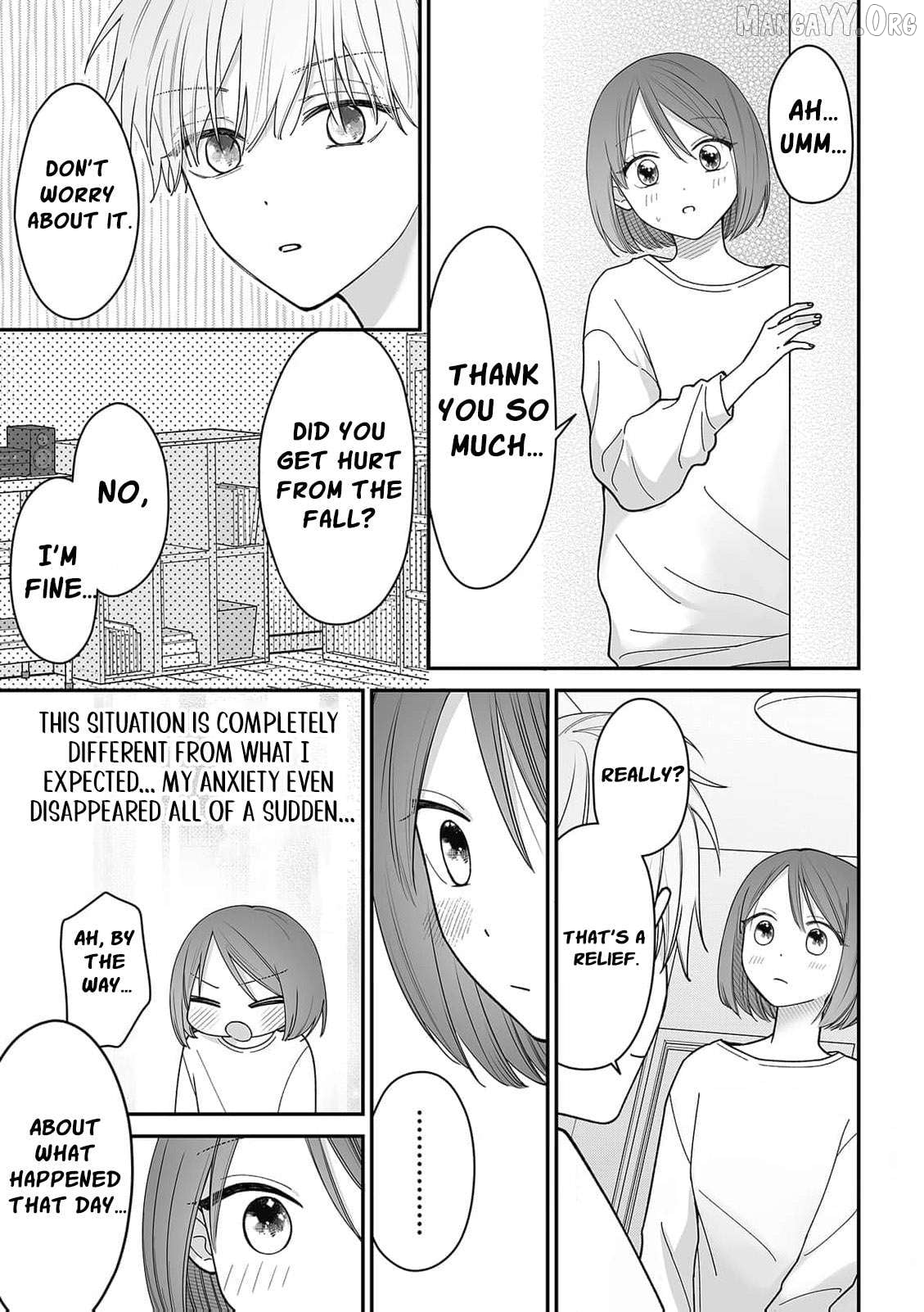 trapped in the boys’ locker room a clumsy jk’s close encounter with a popular guy Chapter 8 - page 8