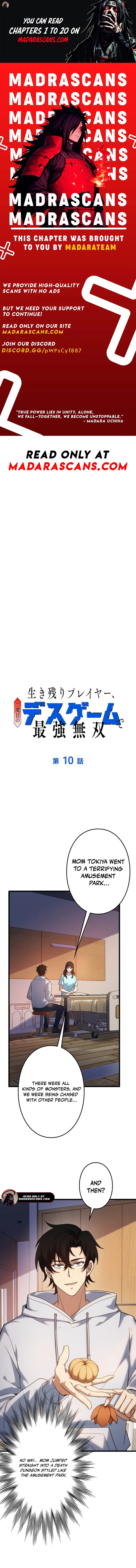 The Surviving Player: Unrivaled in the Second Death Game Chapter 10 - page 1