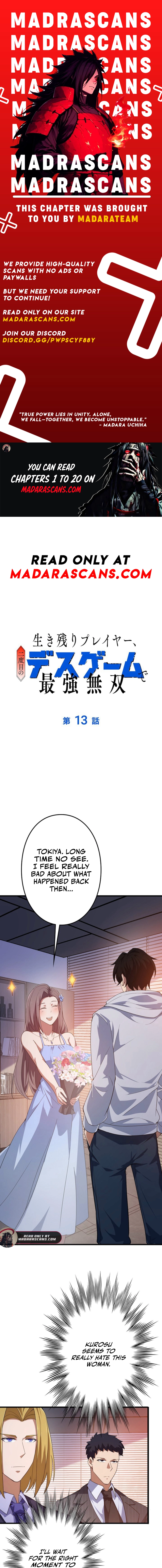 The Surviving Player: Unrivaled in the Second Death Game Chapter 13 - page 1