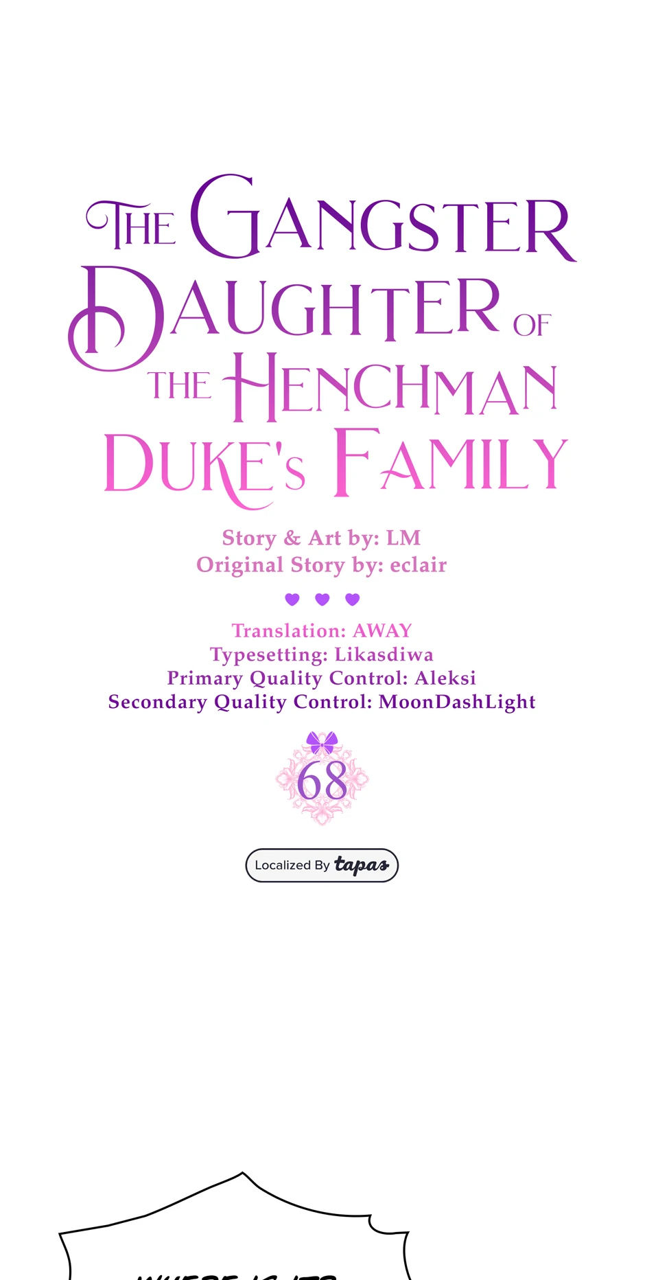The Gangster Daughter of the Henchman Duke's Family Chapter 68 - page 1