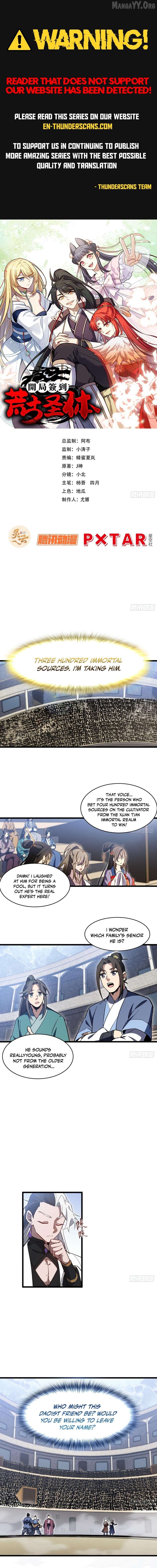 Start by signing in and obtaining the Ancient Divine Body Chapter 125 - page 1
