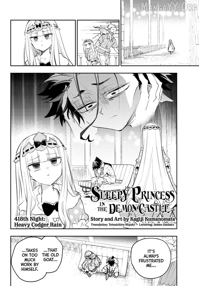 Maou-jou de Oyasumi Chapter 418 - page 2