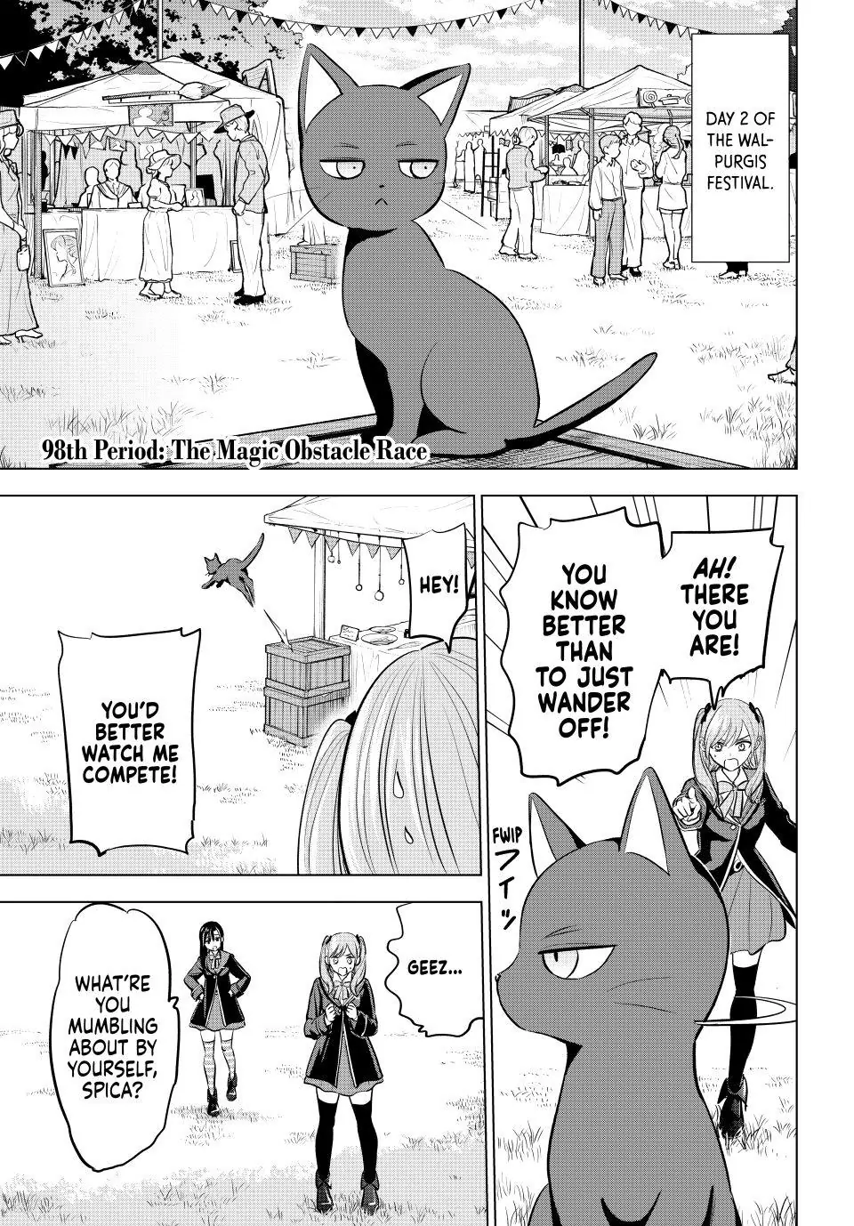 The Classroom of a Black Cat and a Witch Chapter 98 - page 1