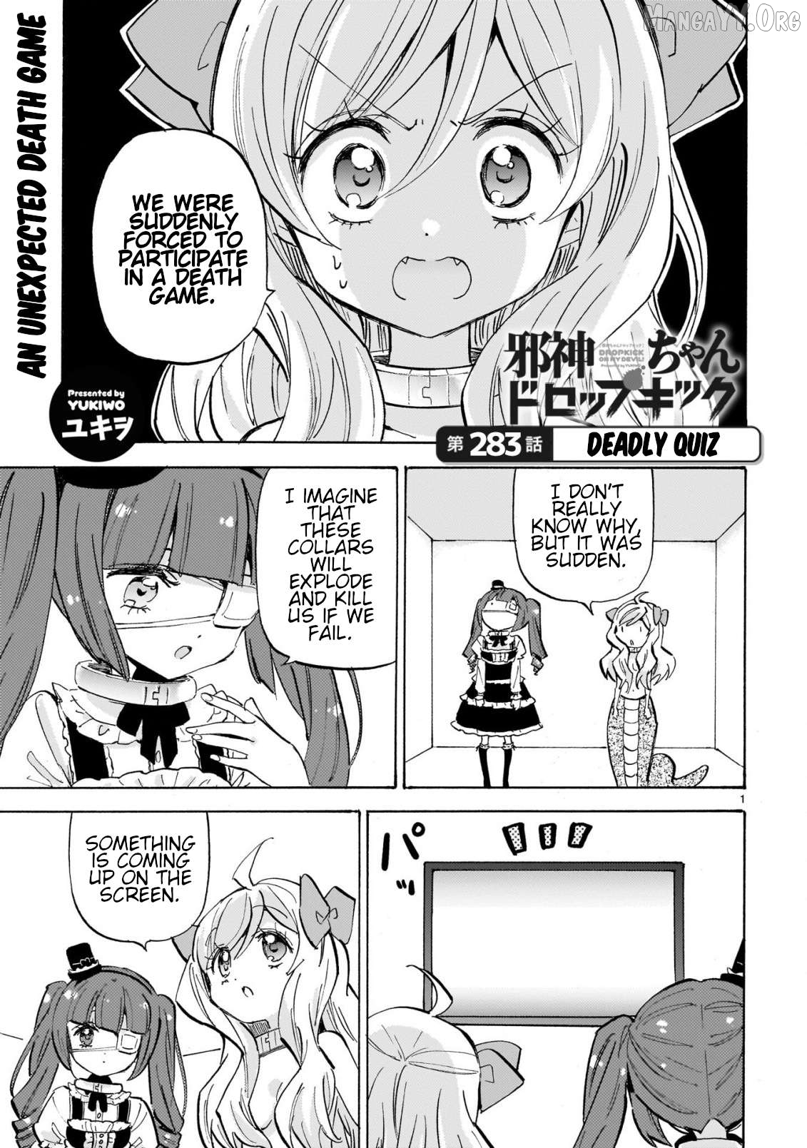 Jashin-chan Dropkick Chapter 289 - page 1