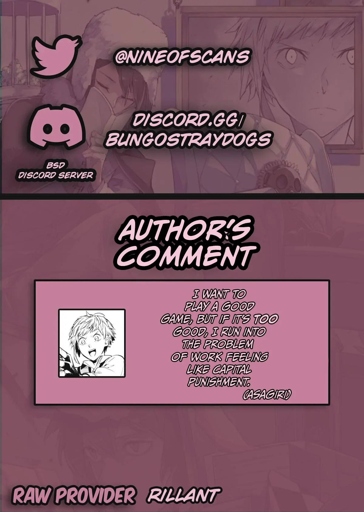 Bungou Stray Dogs Chapter 126 - page 1