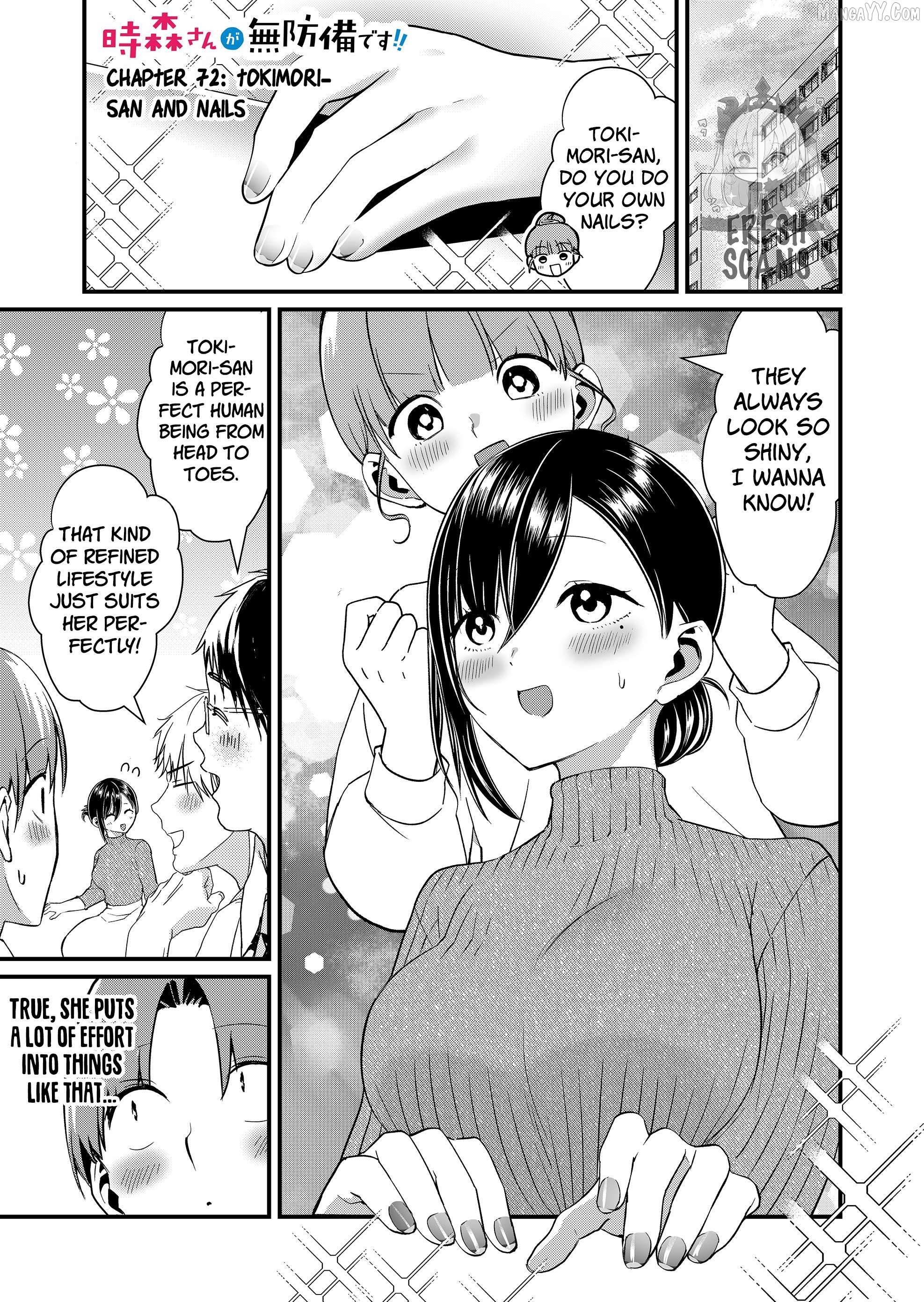 Tokimori-san Is Completely Defenseless!! Chapter 72 - page 1