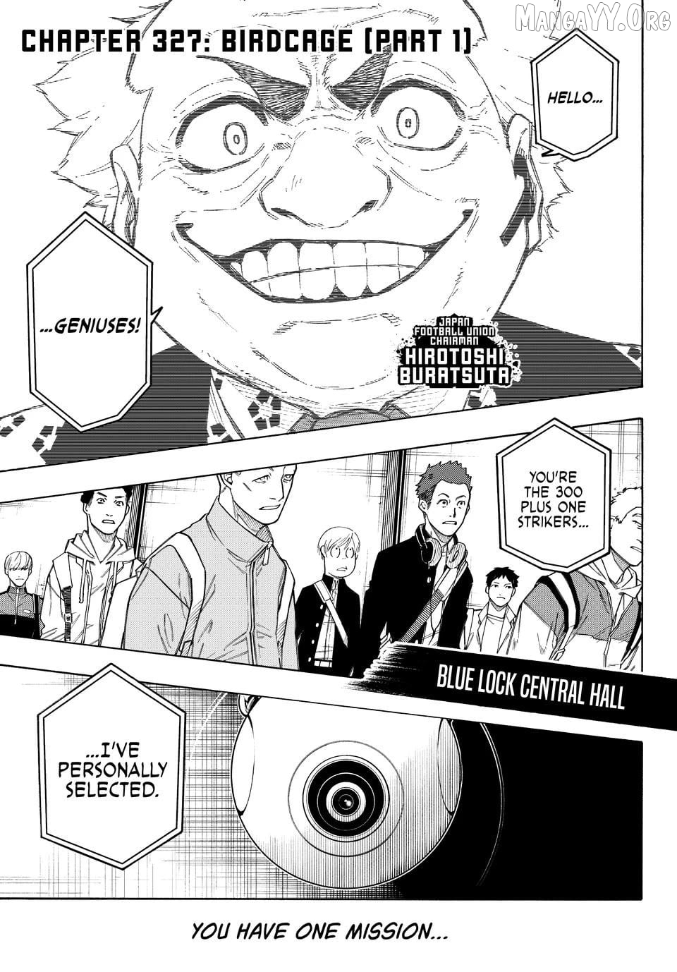 Blue Lock Chapter 327.1 - page 1