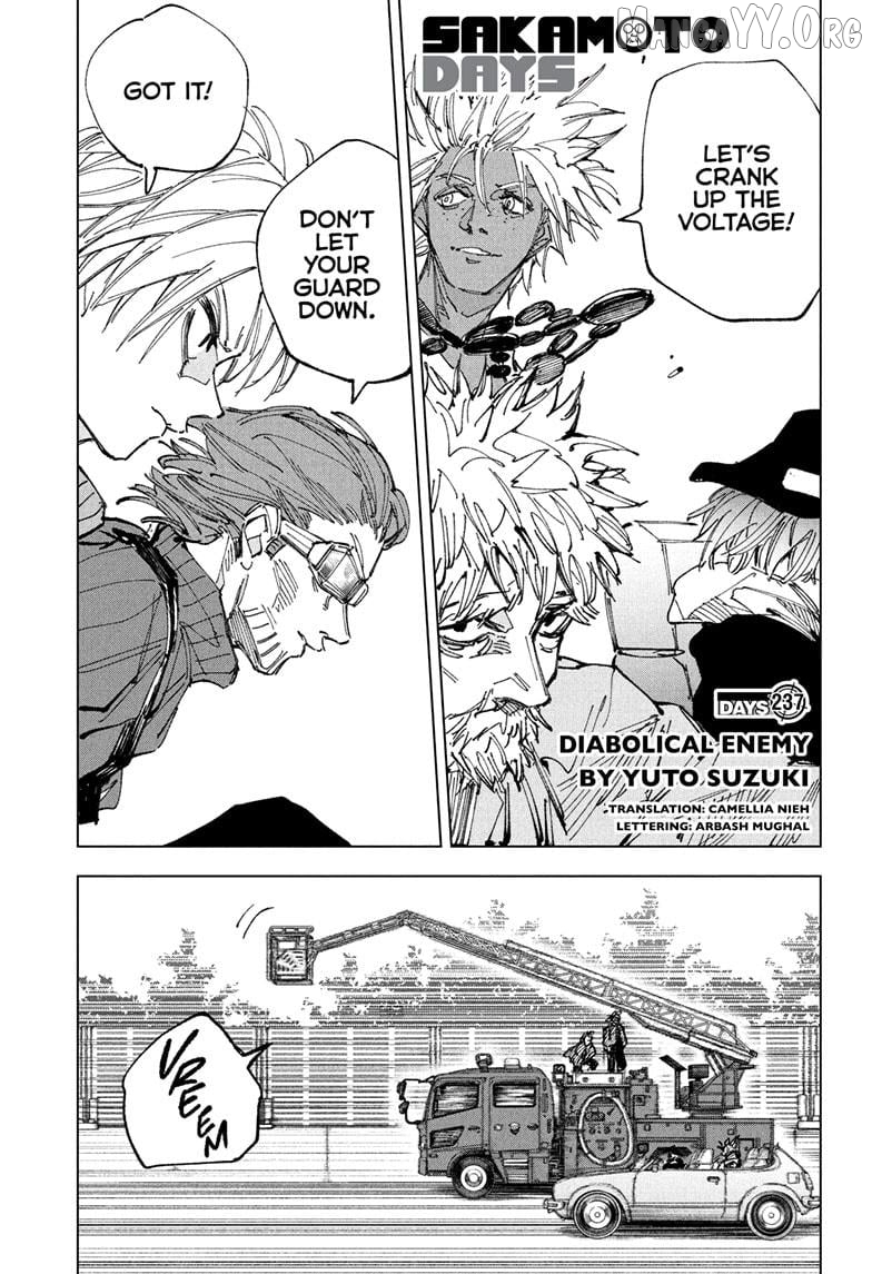 Sakamoto Days Chapter 237 - page 1
