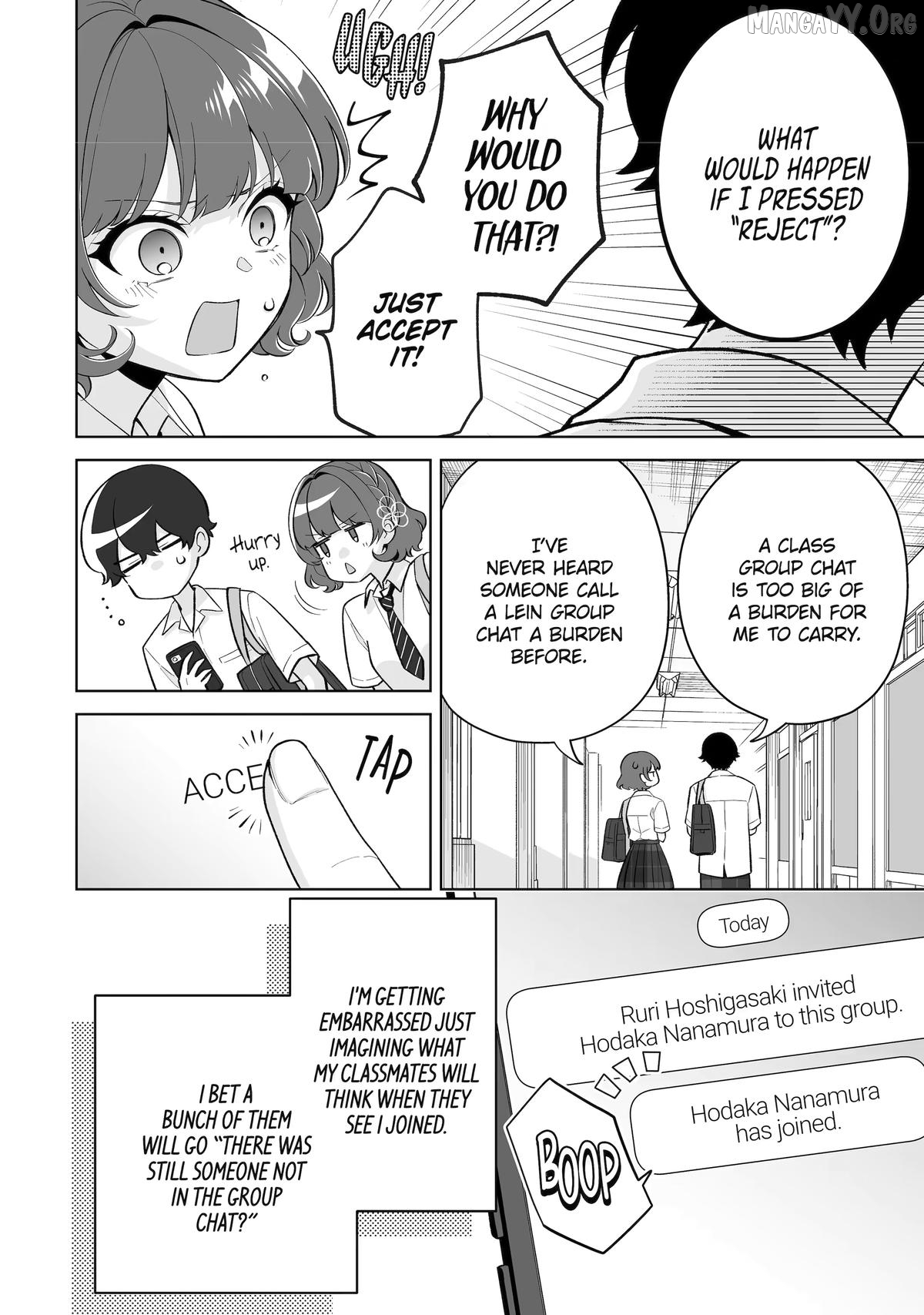 Please Leave Me Alone (For Some Reason, She Wants to Change a Lone Wolf's Helpless High School Life.) Chapter 33 - page 22