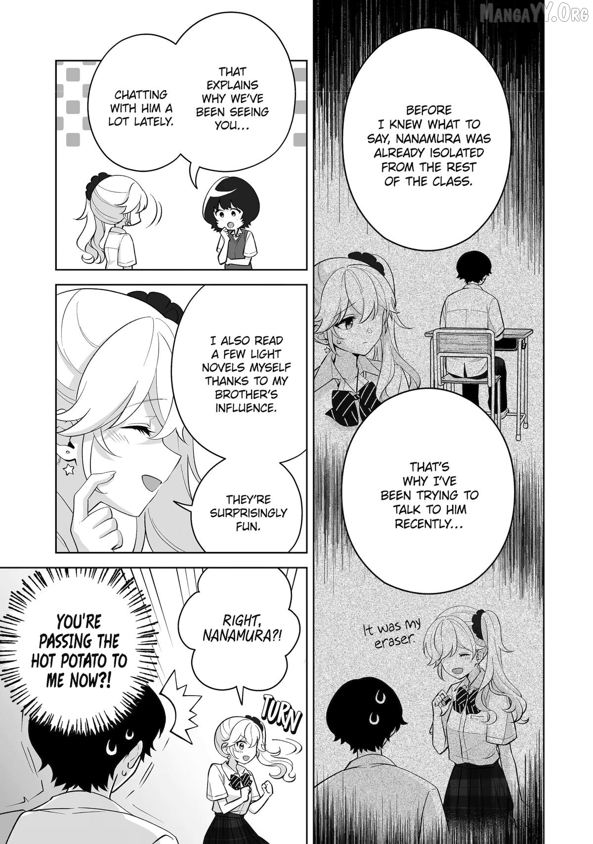 Please Leave Me Alone (For Some Reason, She Wants to Change a Lone Wolf's Helpless High School Life.) Chapter 33 - page 9