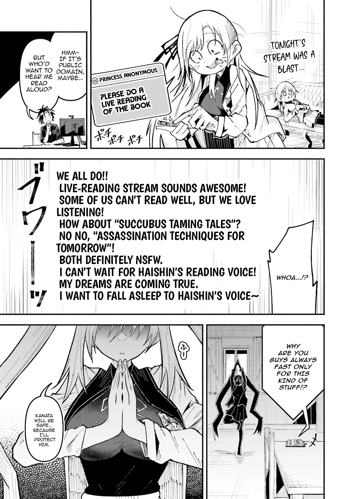 Isekai De Haishin Katsudou Wo Shitara Tairyou No Yandere Shinja Wo Umidashite Shimatta Ken Chapter 59.1 - page 11