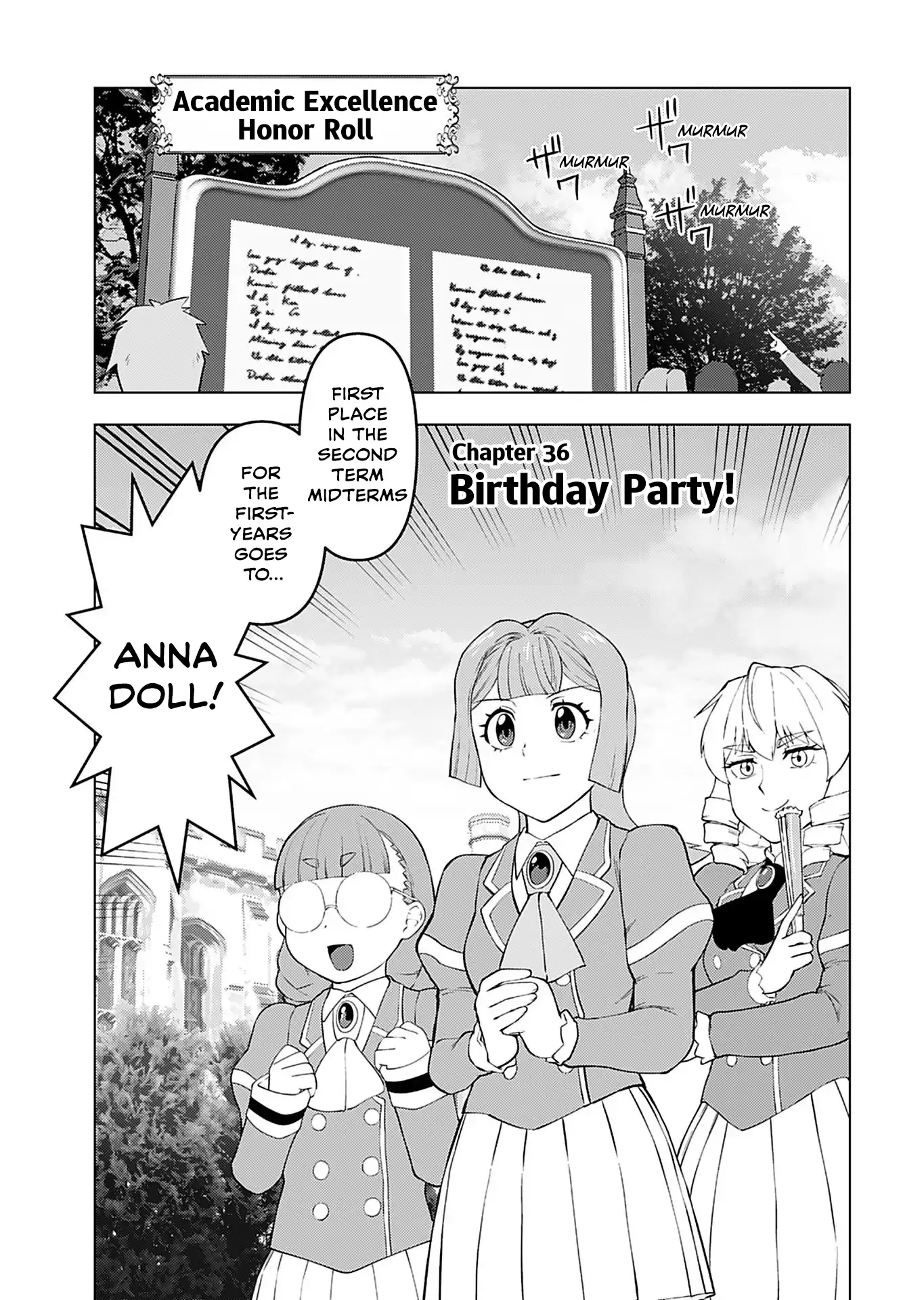 Akuyaku Reijou Tensei Oji-San Chapter 36 - page 1