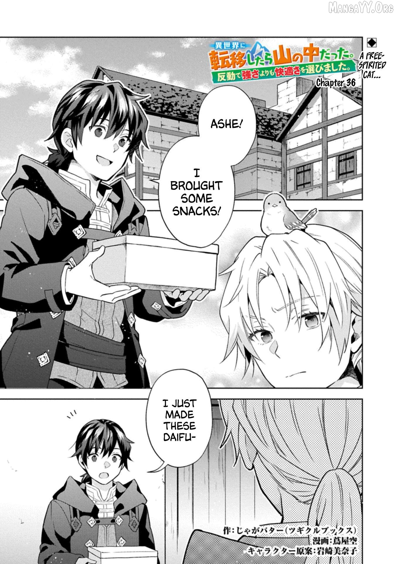 I Got Sent to Another World, but It’s in the Mountains. In Reaction, I Choose Comfort Over Strength. Chapter 36 - page 1