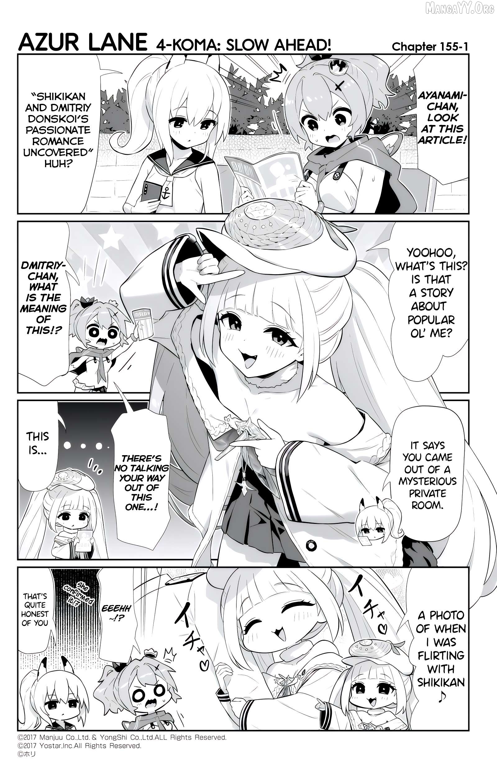 Azur Lane 4-Koma: Slow Ahead Chapter 155 - page 1