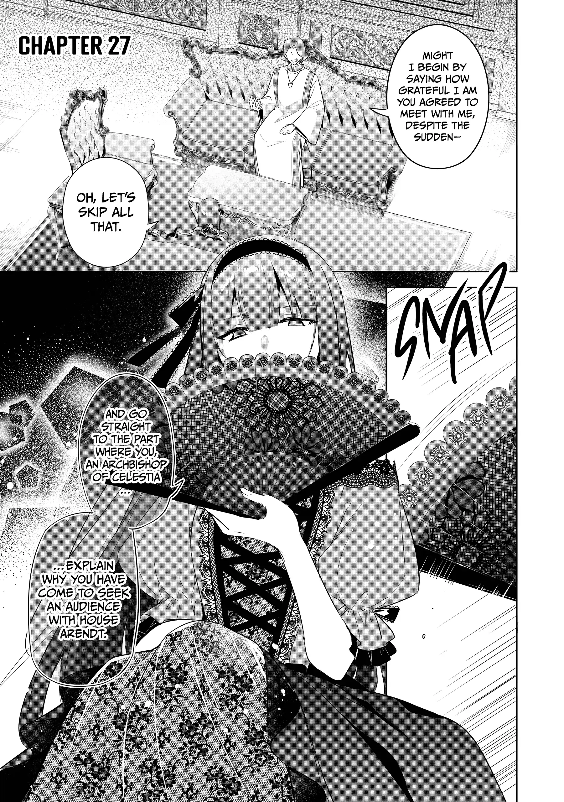 The Oblivious Saint Can't Contain Her Power: Disgraced No Longer, I'm Finding Happiness with the Prince! Chapter 27 - page 1