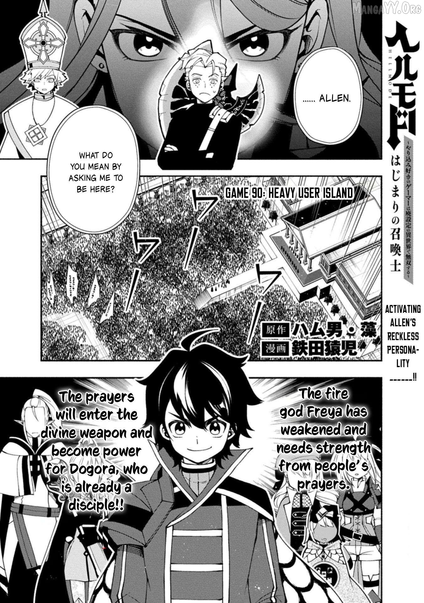 Hell Mode: Yarikomi Suki no Gamer wa Hai Settei no Isekai de Musou Suru Chapter 90.1  - page 2