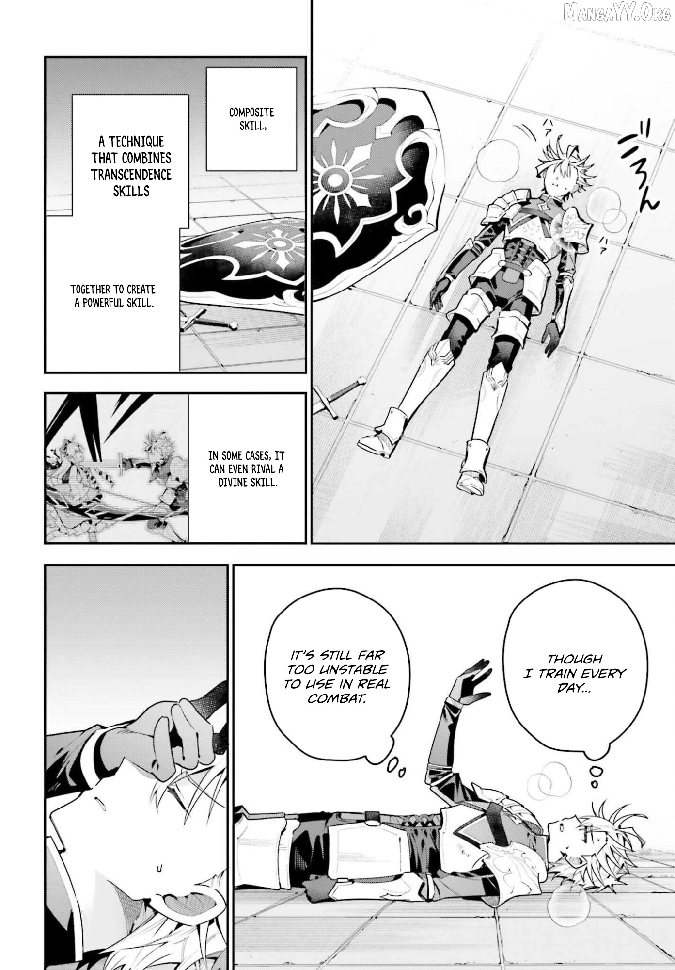I’m the guild receptionist, but since I don’t want to work overtime, I think I’ll just solo the boss Chapter 45.2 - page 3