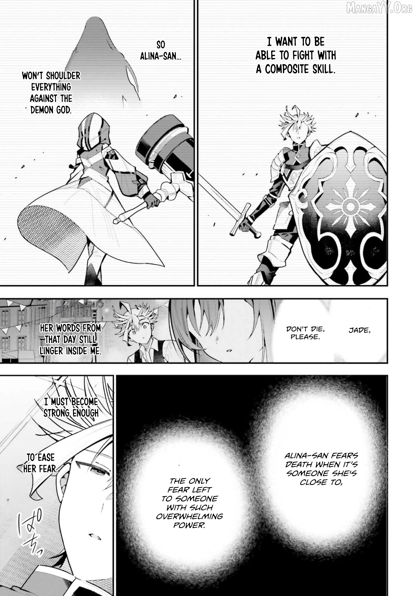 I’m the guild receptionist, but since I don’t want to work overtime, I think I’ll just solo the boss Chapter 45.2 - page 4