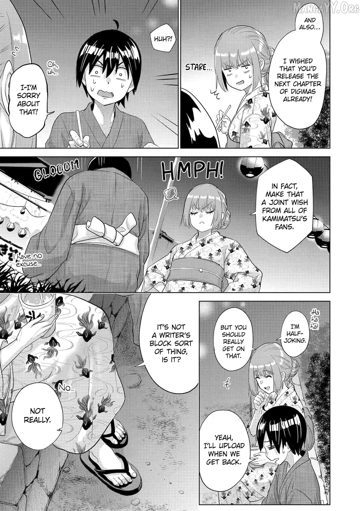 Koukousei WEB Sakka no Mote Seikatsu "Anta ga Kami Sakka na Wakenai desho" to Boku wo Futta Osananajimi ga Koukaishiteru kedo Mou Osoi Chapter 45 - page 23
