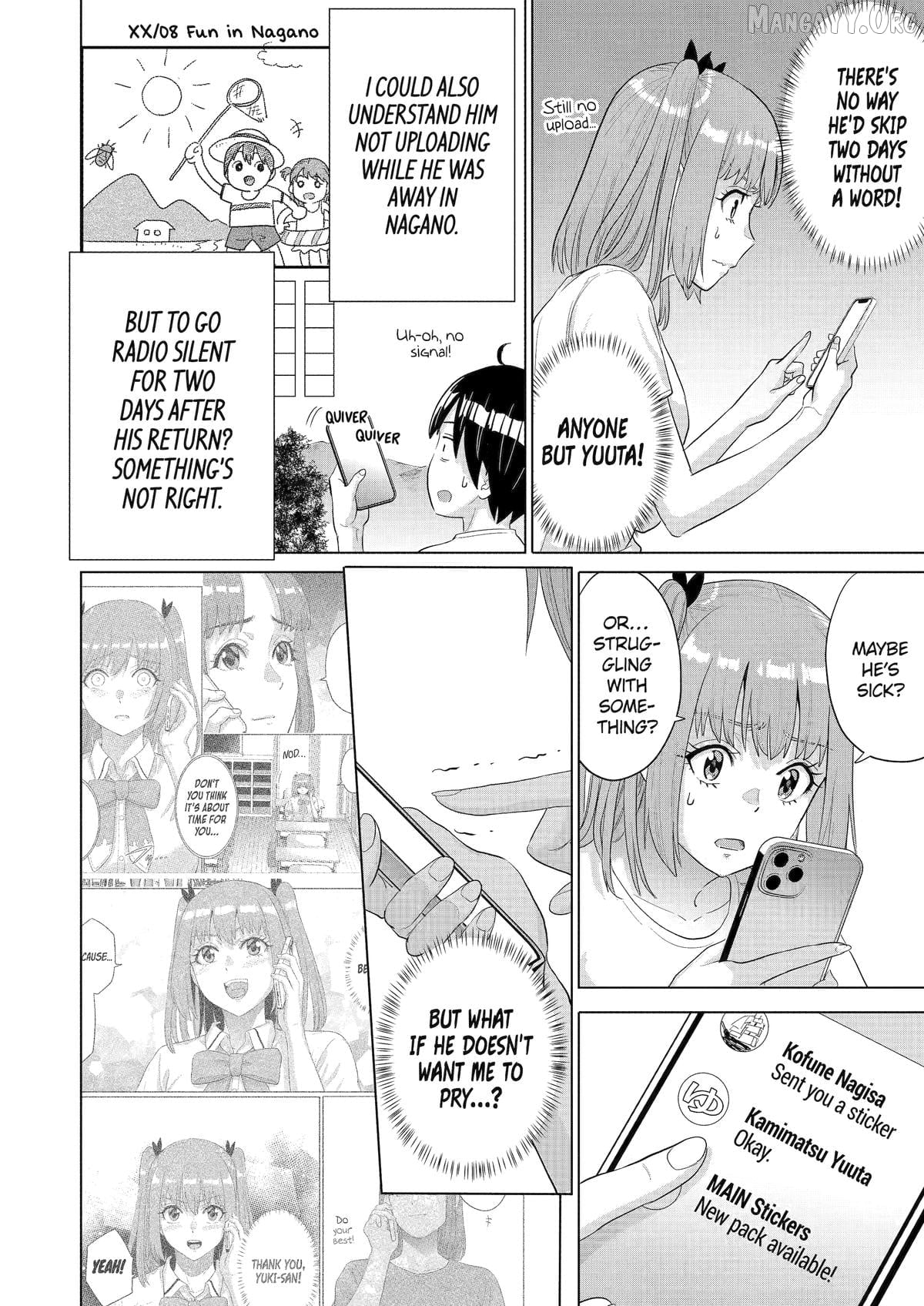 Koukousei WEB Sakka no Mote Seikatsu "Anta ga Kami Sakka na Wakenai desho" to Boku wo Futta Osananajimi ga Koukaishiteru kedo Mou Osoi Chapter 45 - page 4