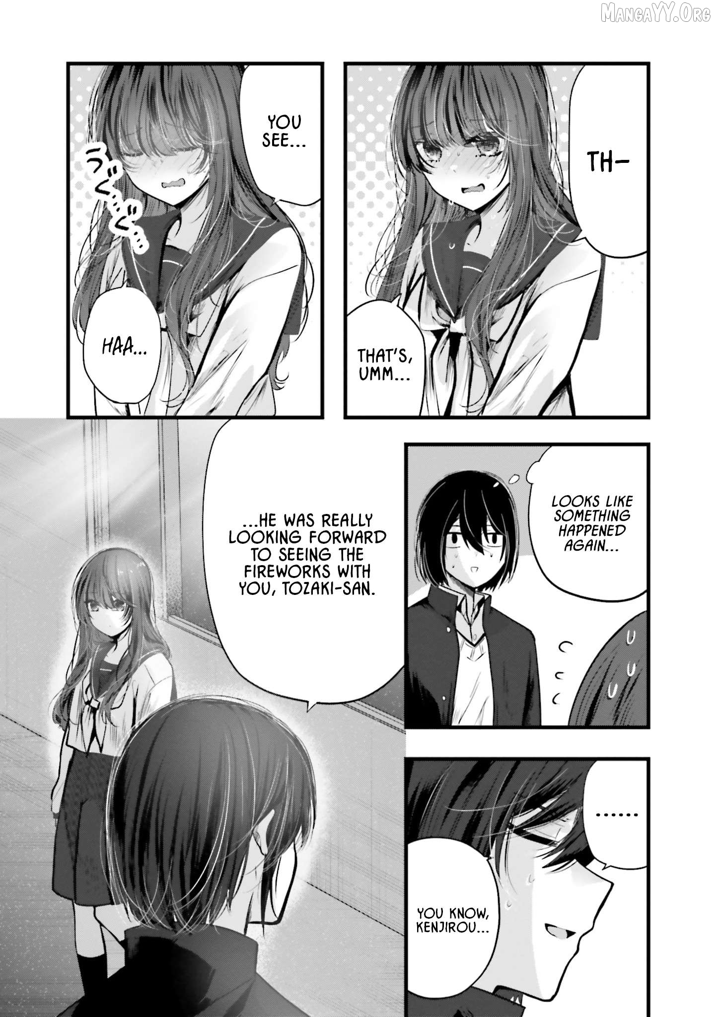 Tozaki-san wa Boku ni Dake Tsumetai Chapter 14 - page 7