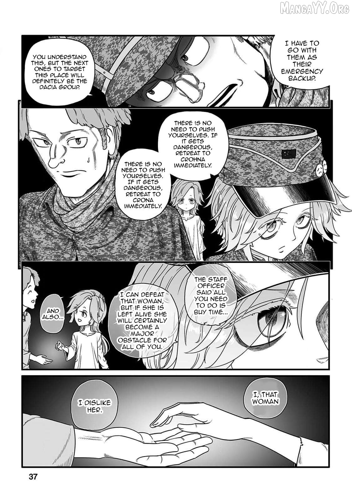 Groundless - Sekigan no Sogekihei Chapter 50 - page 4