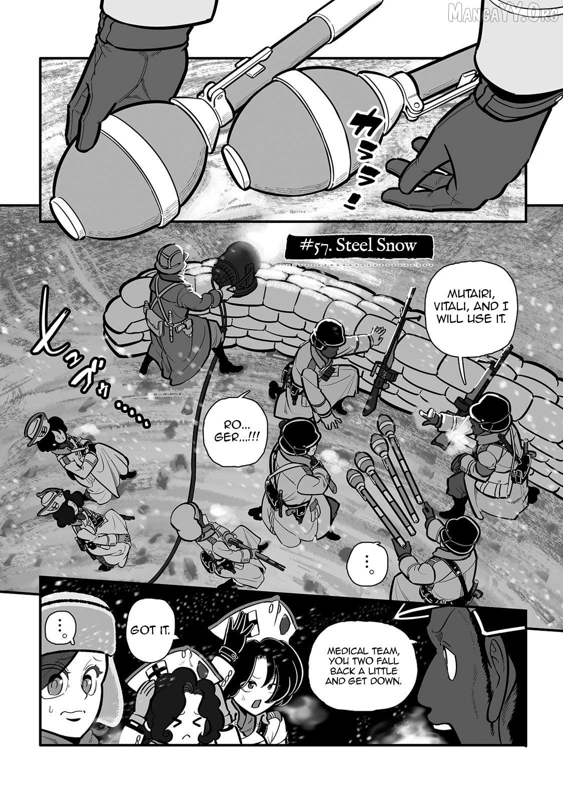 Groundless - Sekigan no Sogekihei Chapter 57 - page 2