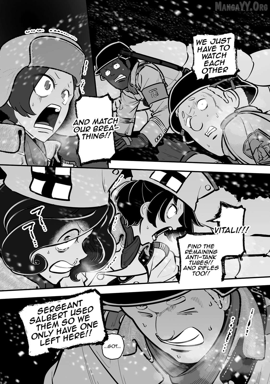 Groundless - Sekigan no Sogekihei Chapter 58 - page 4
