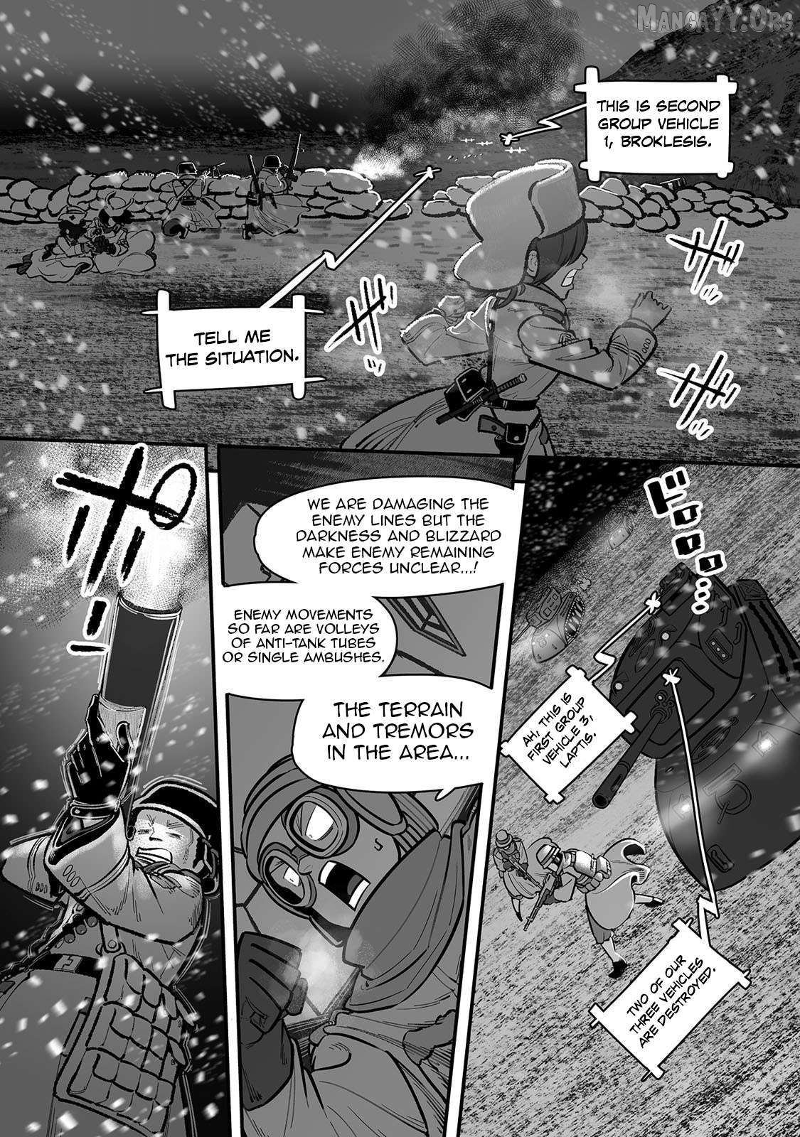 Groundless - Sekigan no Sogekihei Chapter 58 - page 7