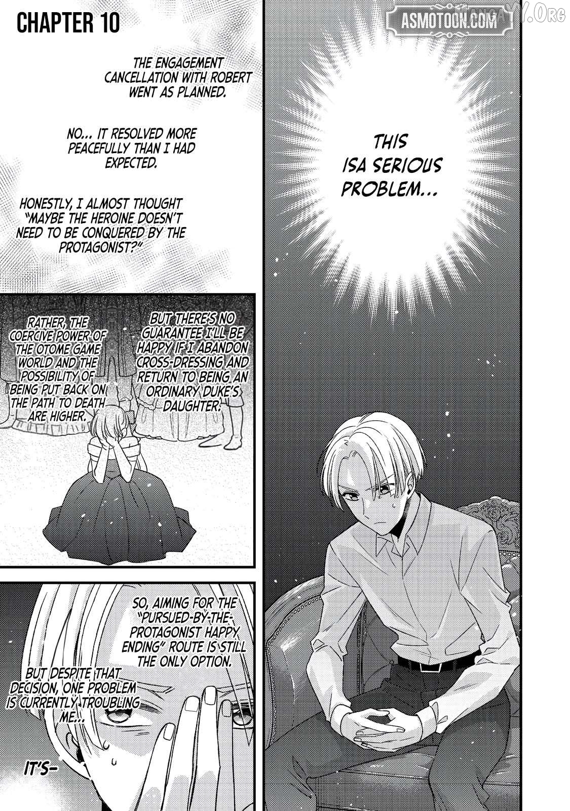 Mob Douzen No Akuyaku Reijou Wa Dansou Shite Kouryaku Taishou No Za O Nerau Chapter 10.1 - page 2