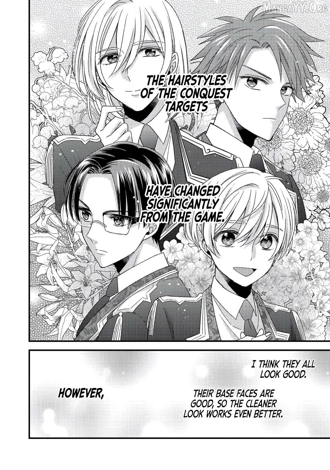 Mob Douzen No Akuyaku Reijou Wa Dansou Shite Kouryaku Taishou No Za O Nerau Chapter 10.1 - page 3