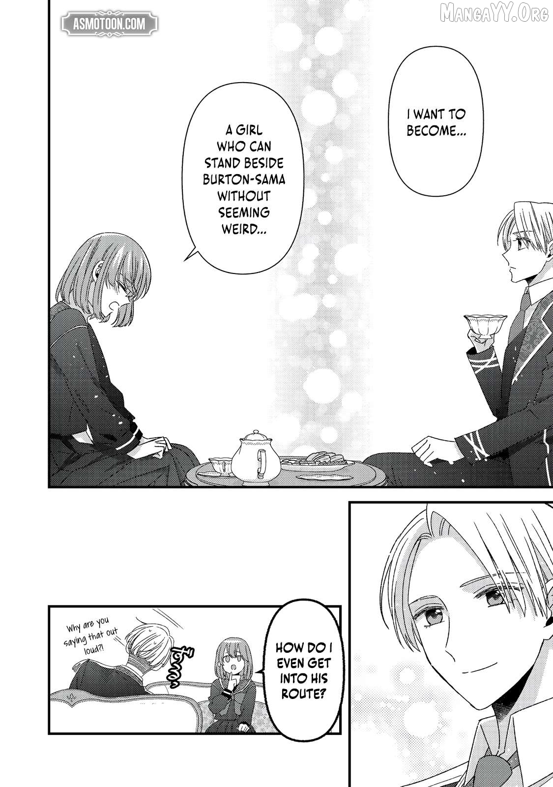 Mob Douzen No Akuyaku Reijou Wa Dansou Shite Kouryaku Taishou No Za O Nerau Chapter 11.2 - page 2