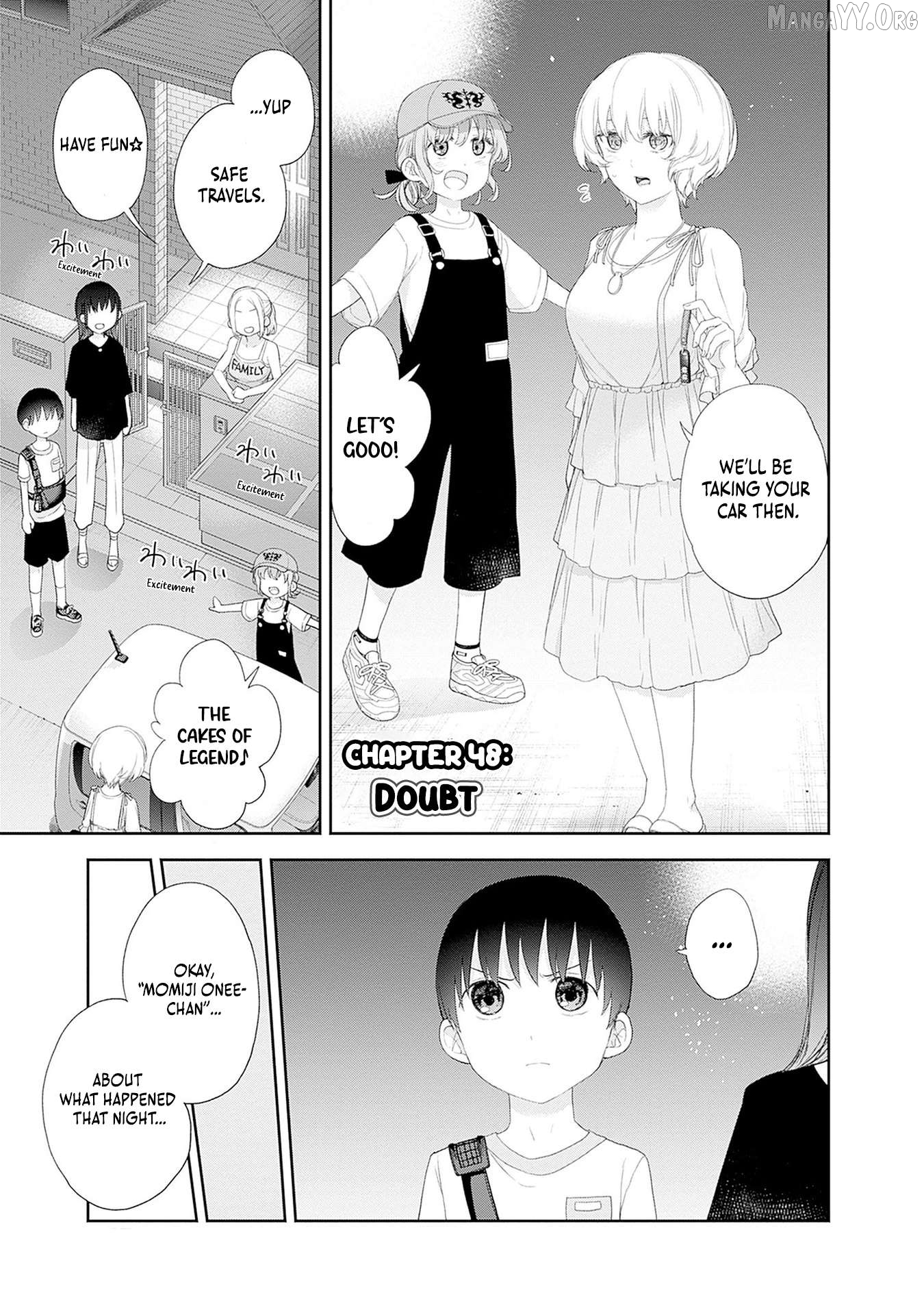 The Shikisaki Sisters Want To Be Exposed Chapter 48 - page 1